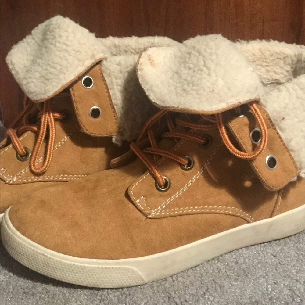 suede high top booties